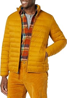 Amazon Essentials Men's Lightweight Packable Rain Resistant Padded Jacket (Available in Plus Size and Special Lengths)