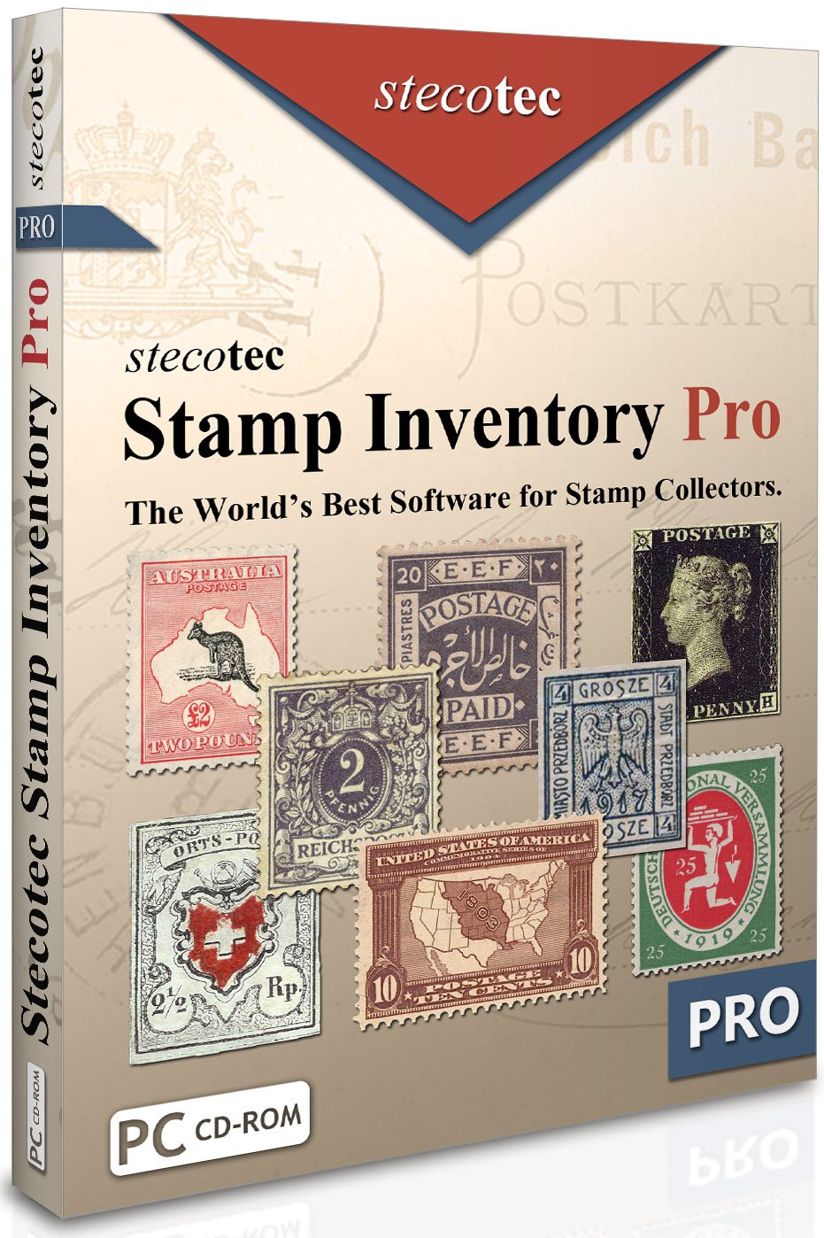 Stamp Collecting Software: Stecotec Stamp Inventory Pro - Collection Management 