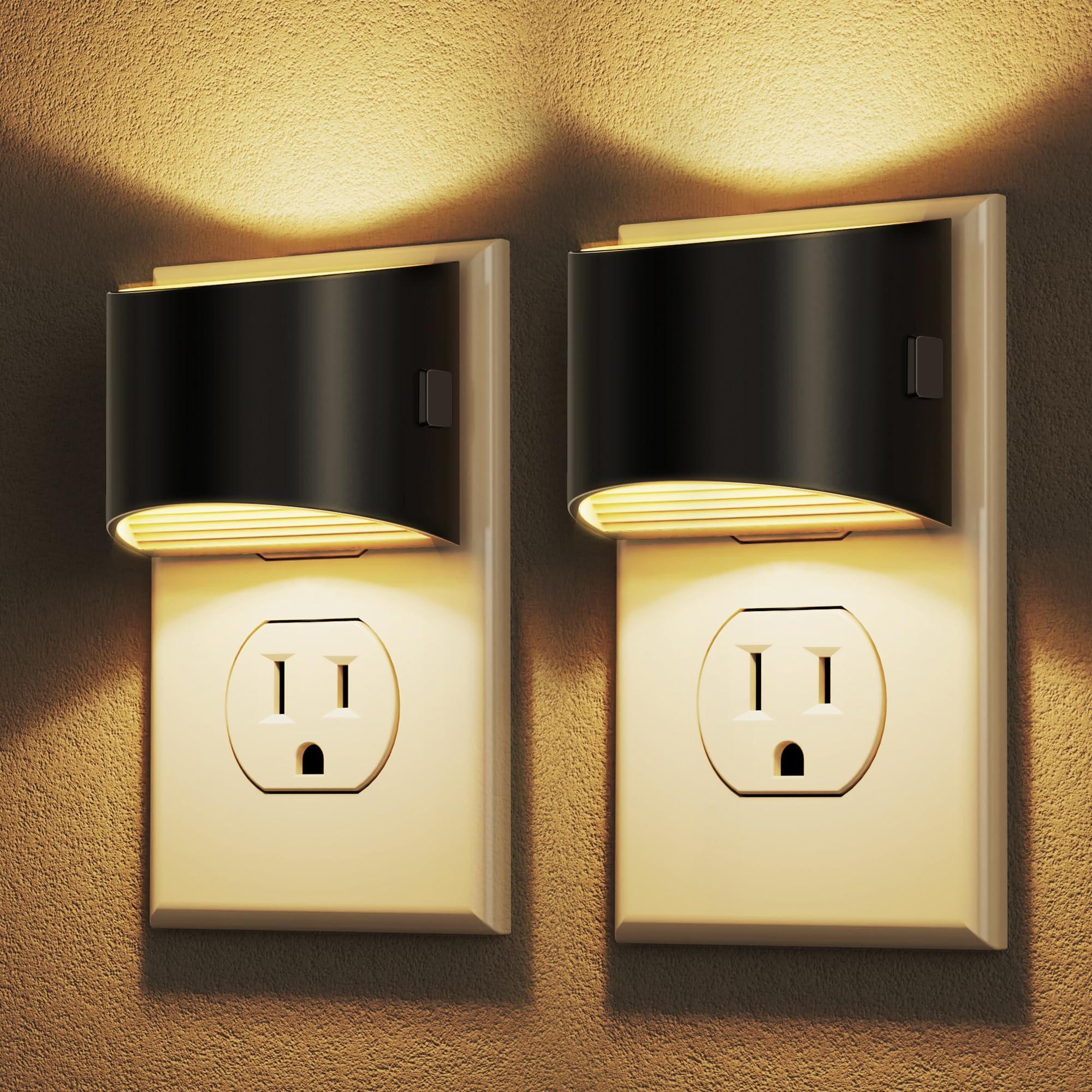 DORESshop Night Light, Night Lights Plug into Wall, Adjustable, 3000K | 3 Level 