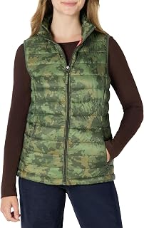 Amazon Essentials Womens Lightweight Water-Resistant Packable Puffer Vest