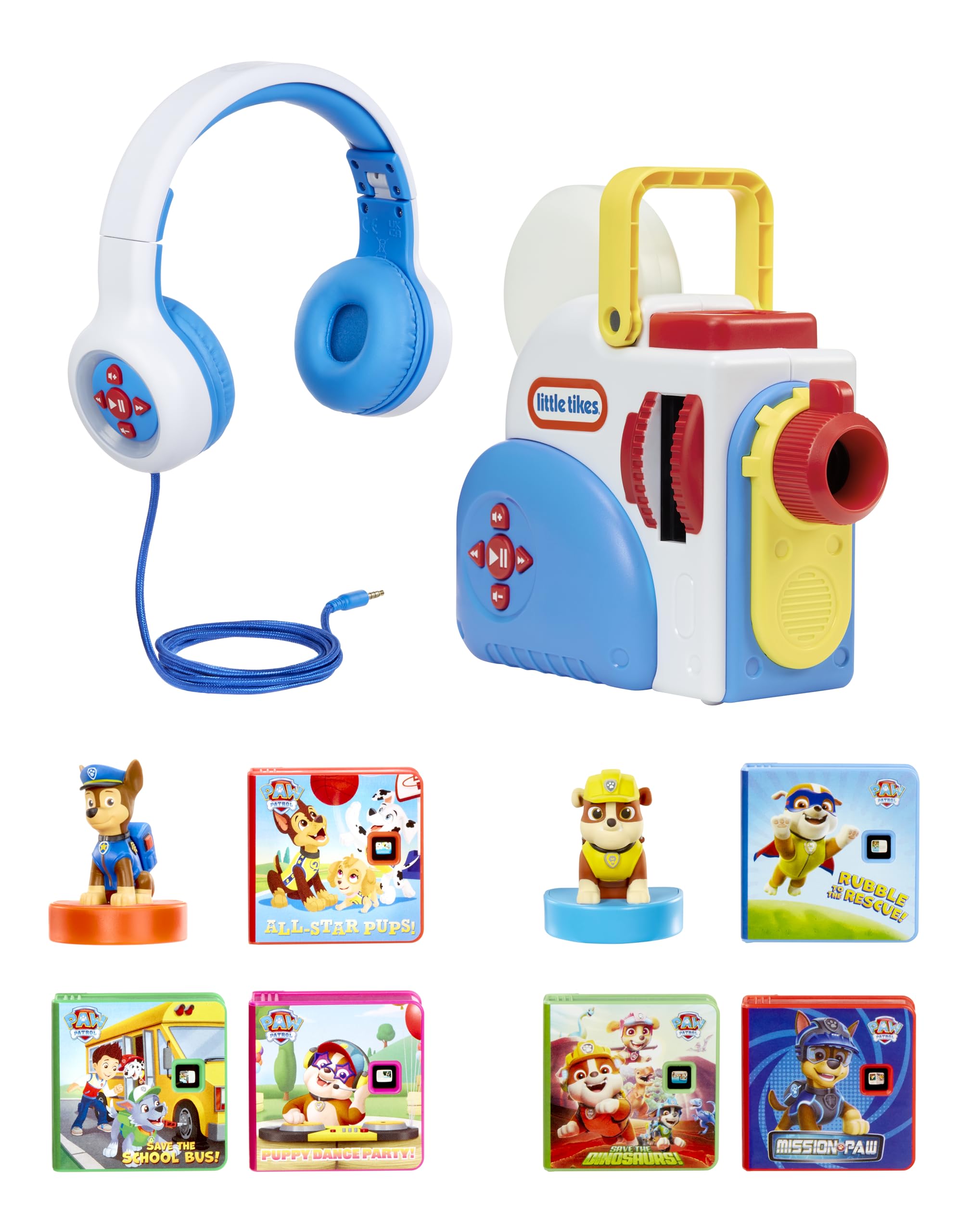 Little Tikes Story Dream Machine PAW Patrol Edition with Headphones, 6 PAW Patro