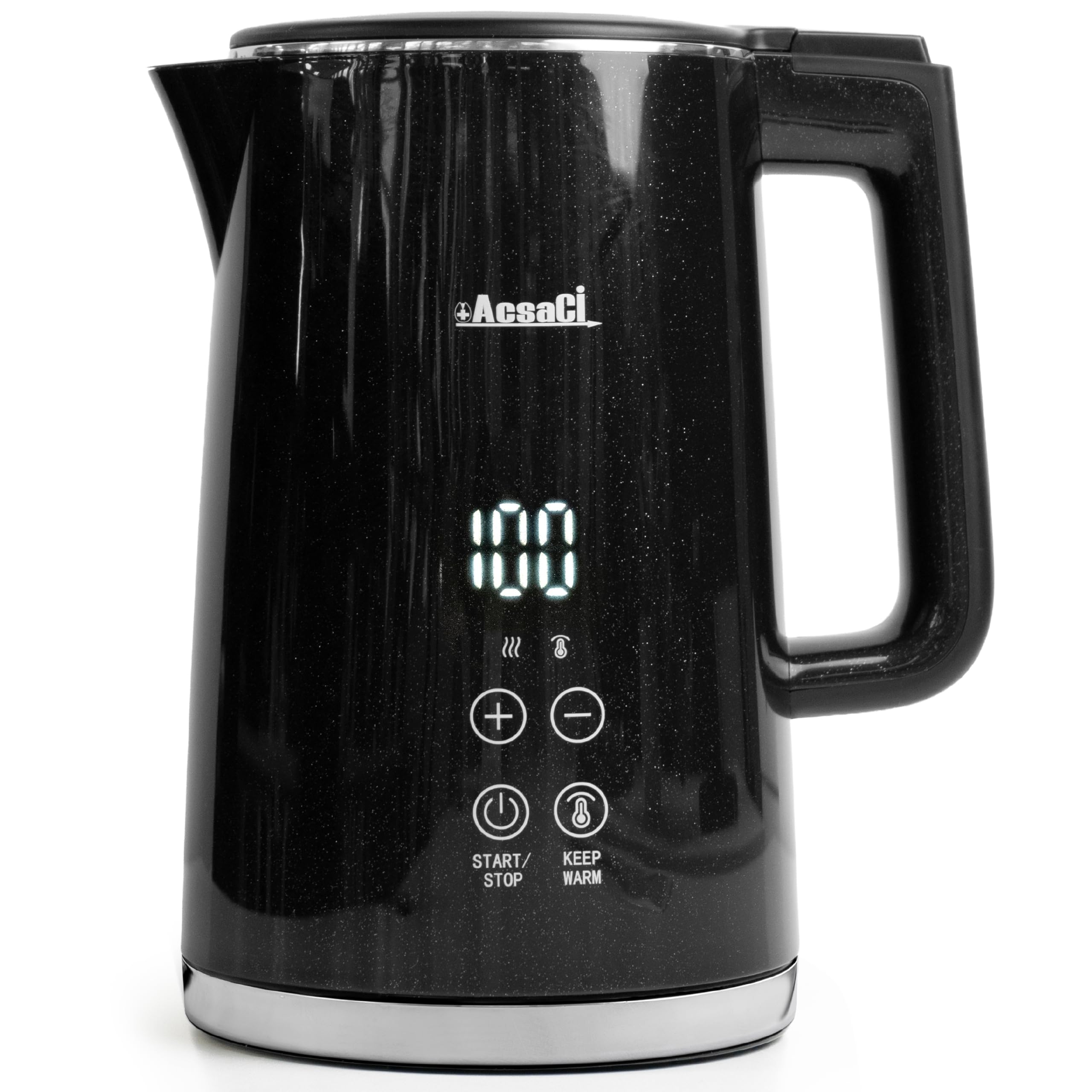 AddAcsaCi Electric Digital Kettle 1.5L | Temperature Control Kettle with 6 Prese