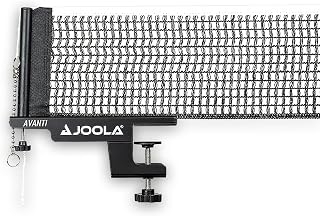 JOOLA - Avanti Premium Table Tennis Post Set Portable and Easy Setup Regulation Size Ping Pong Screw On Clamp Net White/Black 72"