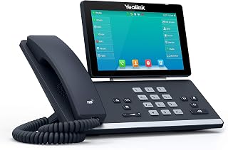 Yealink T57W IP Phone, 16 VoIP Accounts. 7-Inch Adjustable Color Touch Screen (Renewed)