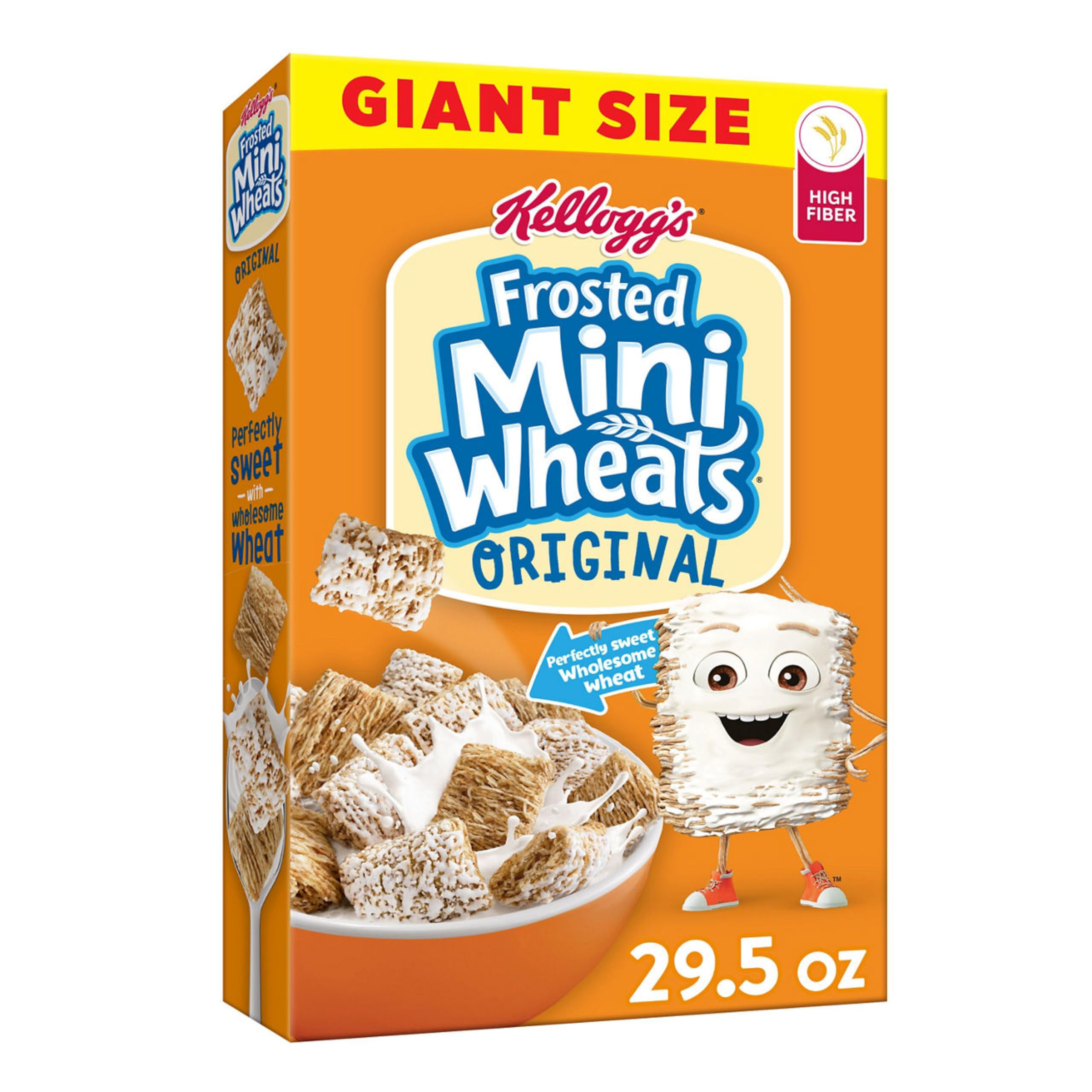 Kellogg's Frosted Mini-Wheats Original Giant Size Breakfast Cereal 29.5 oz | Hig