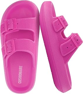 CUSHIONAIRE Women's Fame Cloud Recovery Slide with +Comfort