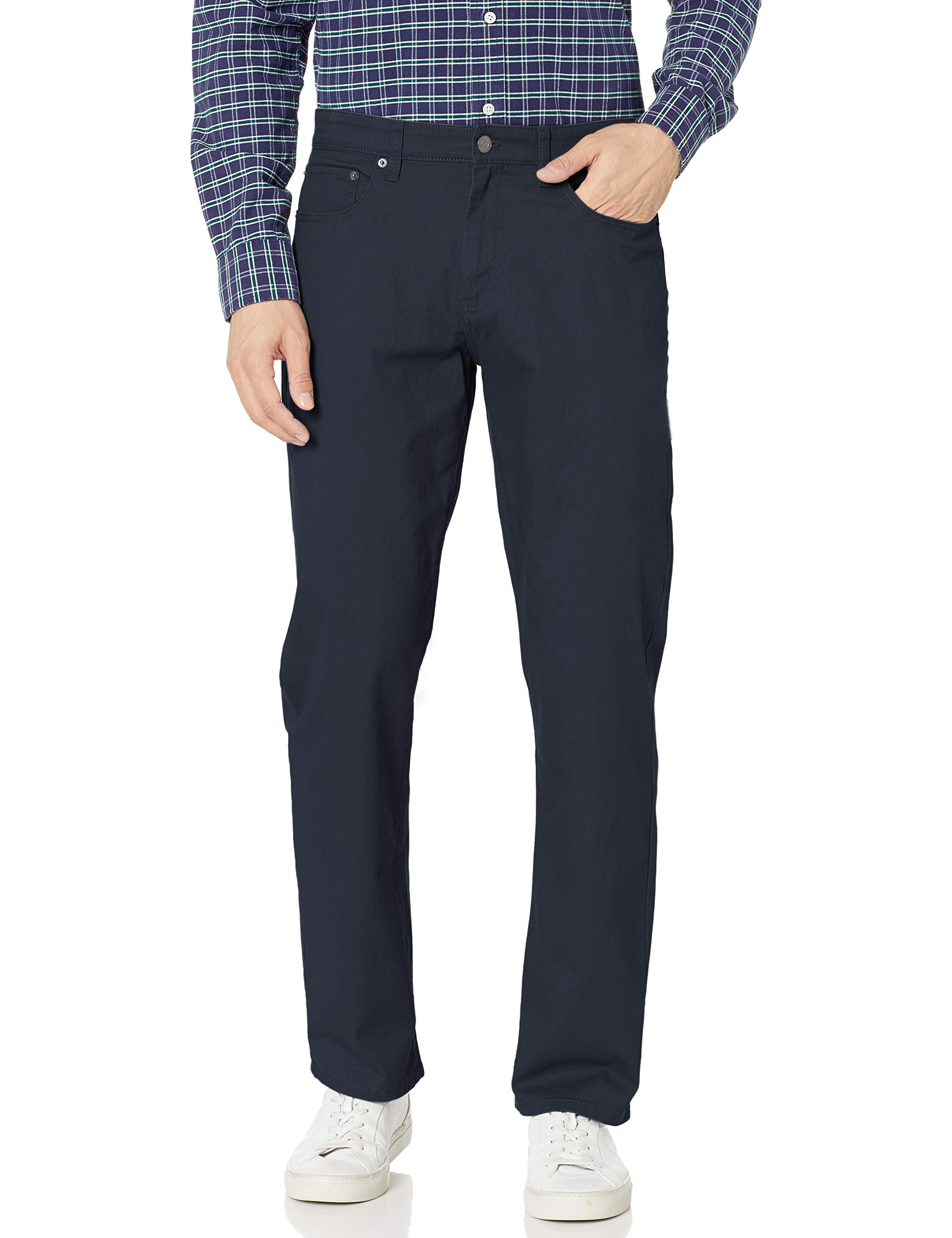 Amazon Essentials Men's Athletic-Fit 5-Pocket Stretch Twill Trouser (Available i