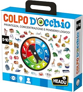 HEADU - Eye-catching - Readiness, Concentration and Logical Thinking | Board Game Children 5 6 7 8 9 10 Years Old, Educational Fun and Educational Game, Child Gift Girl, Autism Games