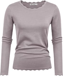 GRACE KARIN Long Sleeve Fall Sweaters for Women Trendy Business Casual Tops