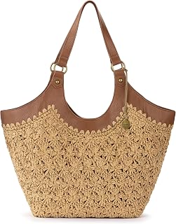 Sakroots The Sak Roma Shopper Shoulder Bag Large Purse & Tote Bag with Double Straps & Zipper Pockets for Everyday & Travel