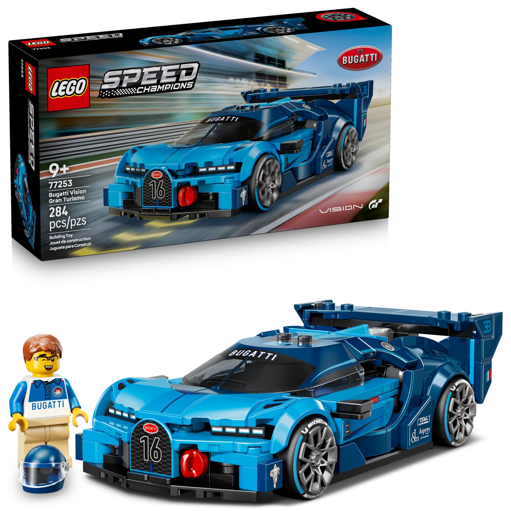 LEGO Speed Champions Bugatti Vision Gran Turismo Hyper Sports Car 77253 | Buildi