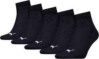 PUMA Unisex Unisex Quarter Plain Socken (5er Pack)