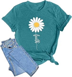 sunflower shirts for women inspirational t shirts casual t shirts short sleeve tee shirts