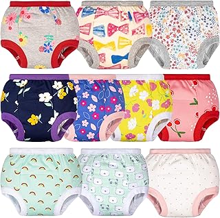 BIG ELEPHANT Toddler Potty Training Underwear, 100% Cotton for Boys & Girls
