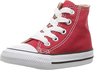 Converse Small Star Hi Canvas Red - 3 Infant UK