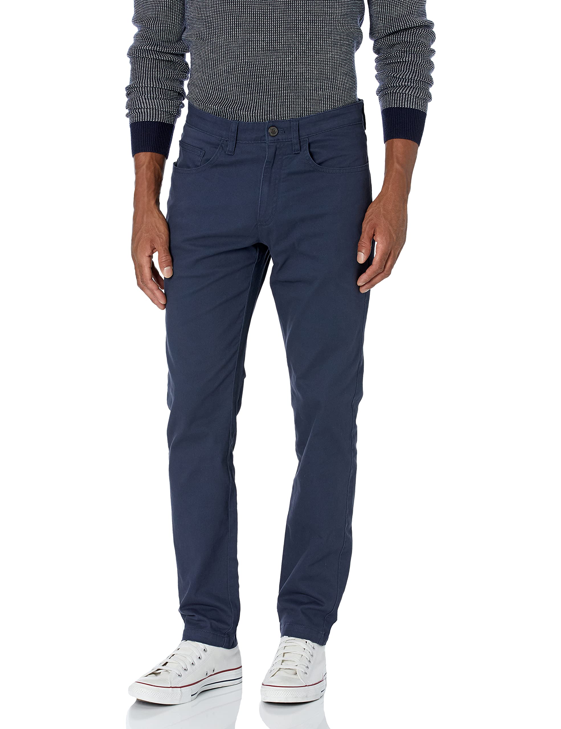 Amazon Essentials Men's Slim Fit 5-Pocket Comfort Stretch Chino Pant (Already Go