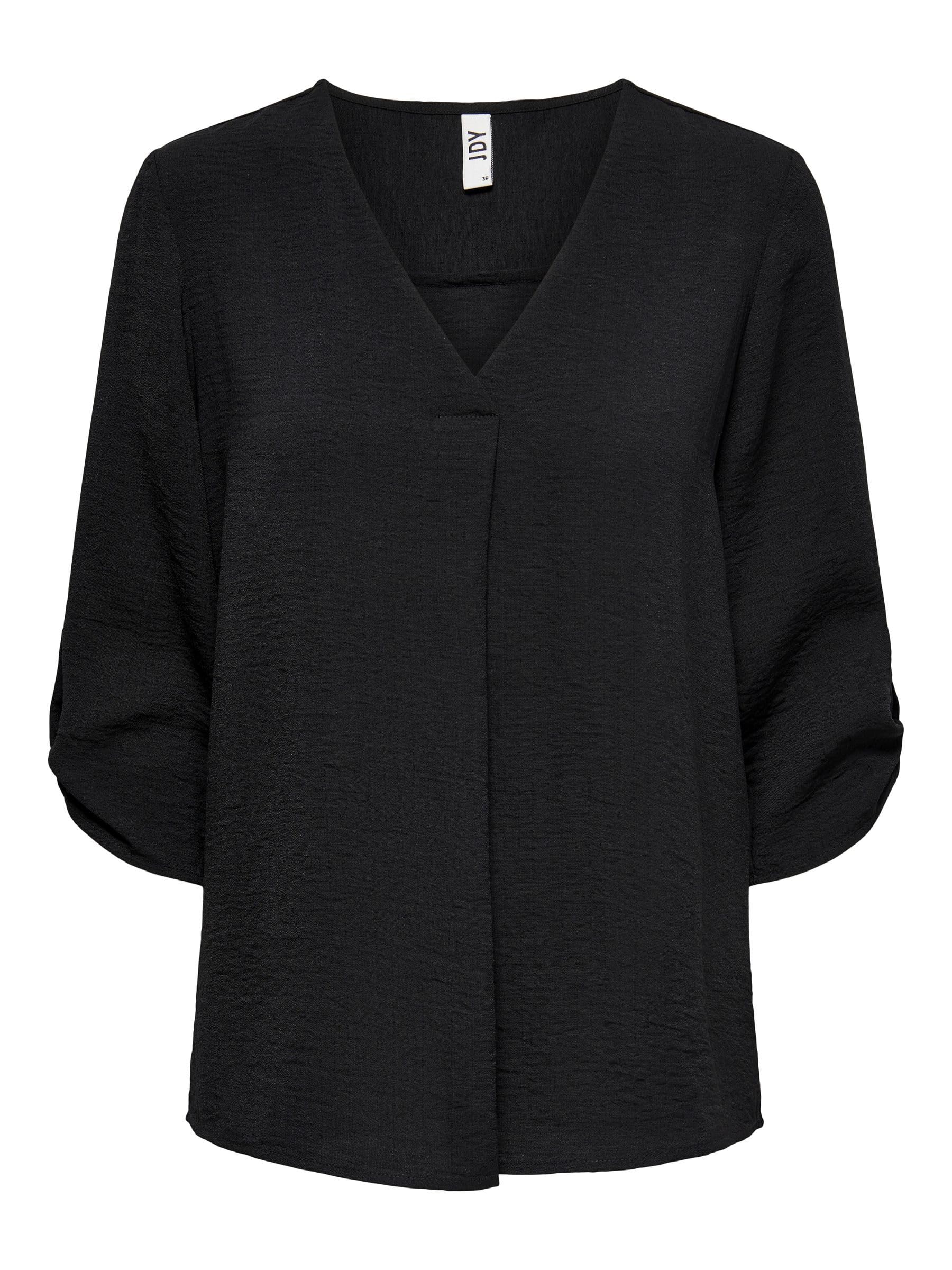 JDY Women's Jdy Divya 3/4 Top WVN Noos Blouse (Pack of 1)