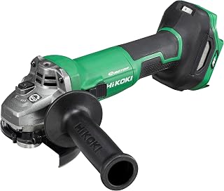 HiKoki G3610DC(NN) 36 V Rechargeable Disc Grinder, 3.9 inches (100 mm) Diameter, Slide Switch, Brake, Maximum Output 1,500 W, Kickback Reduction System, Dial Speed Transmission, Sander, Battery