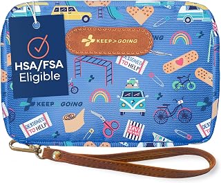 KeepGoing Travel First Aid Kit for Kids, 130 Pc. TSA-Approved Travel Size