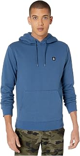 Volcom Men's Single Stone Hooded Pullover Sweatshirt Hoodie, smoke blue, xl