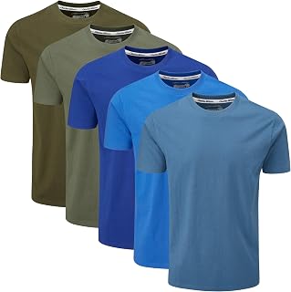 Charles Wilson Pack of 5 Plain Crew Neck T-Shirt
