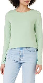 United Colors of Benetton Women's Long-Sleeved T-Shirt with Neck
