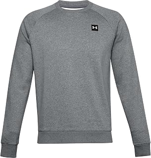Under Armour Rival Fleece Crew, Comfortable & Breathable Long Sleeve Fleece, Men's Pullover Made With Fast-Drying Fabric Men