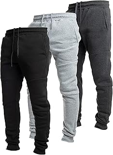 Ultra Performance Sweatpants for Men 3 Pack Fleece Joggers, with Pockets