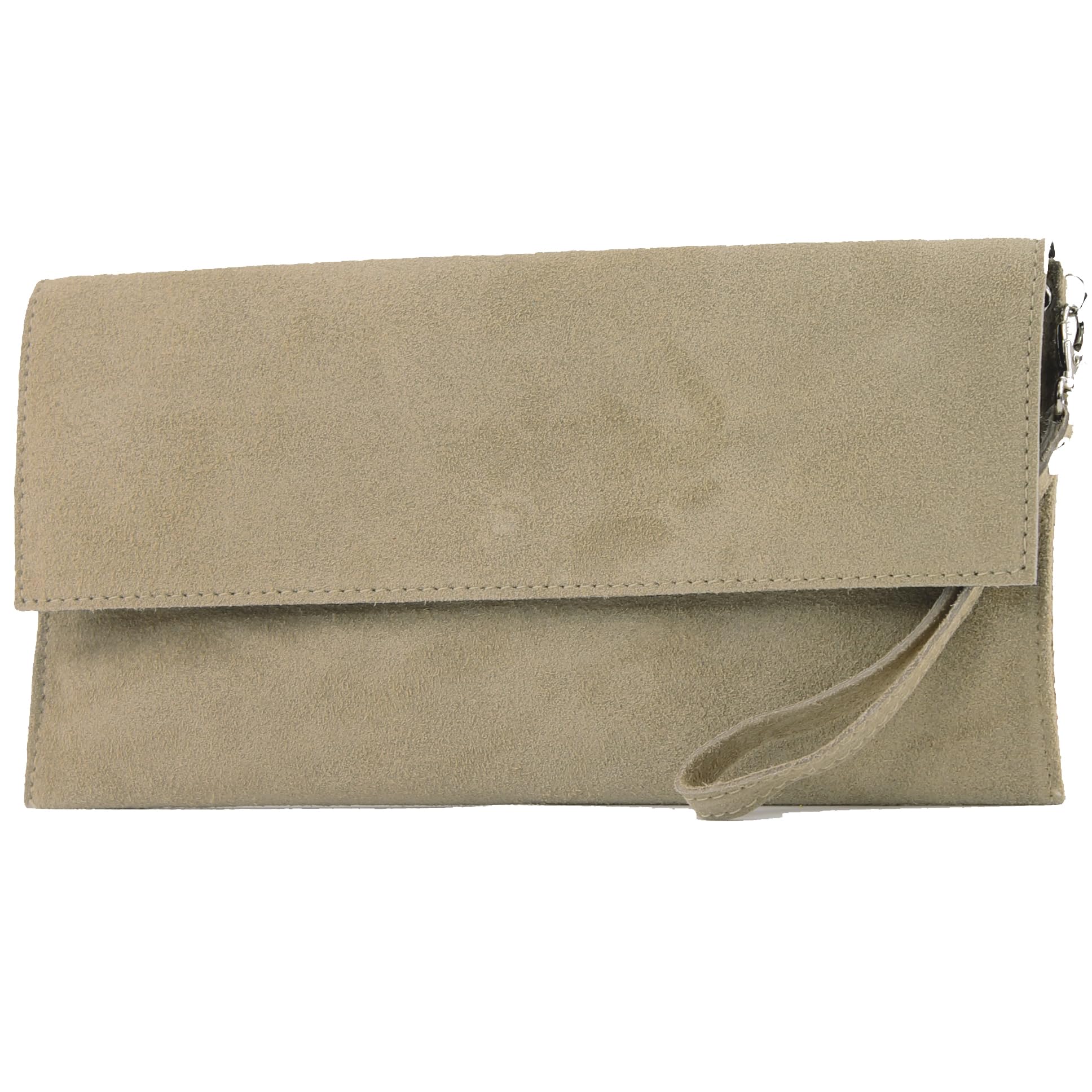 modamoda de - T151/M151 - ital. Clutch suede and metallic leather