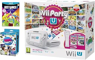 Nintendo Wii U 8GB Party Pack with Just Dance 2015 and Microphone (Nintendo Wii U) (Renewed)