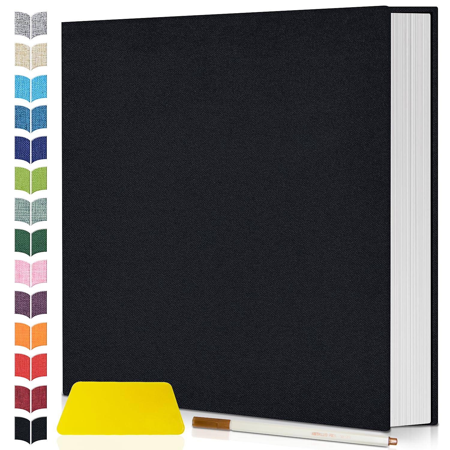 Artfeel Photo Album Self Adhesive Scrapbook,Large Photo Book for 4x6,5x7,8x10 Pi