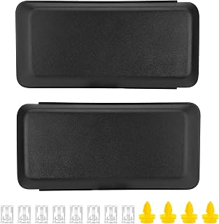 YEHERIT Front Bumper Guard Pads Compatible with Ford F-150 F150 2018-2020, Replace JL3Z17E810AB, Front Left Driver &amp; Right Passenger Side Cap Inserts Bumper Cover, Black