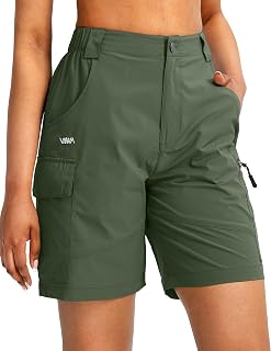 Viodia 7"/9"/11" Hiking Cargo Shorts for Women with Pockets