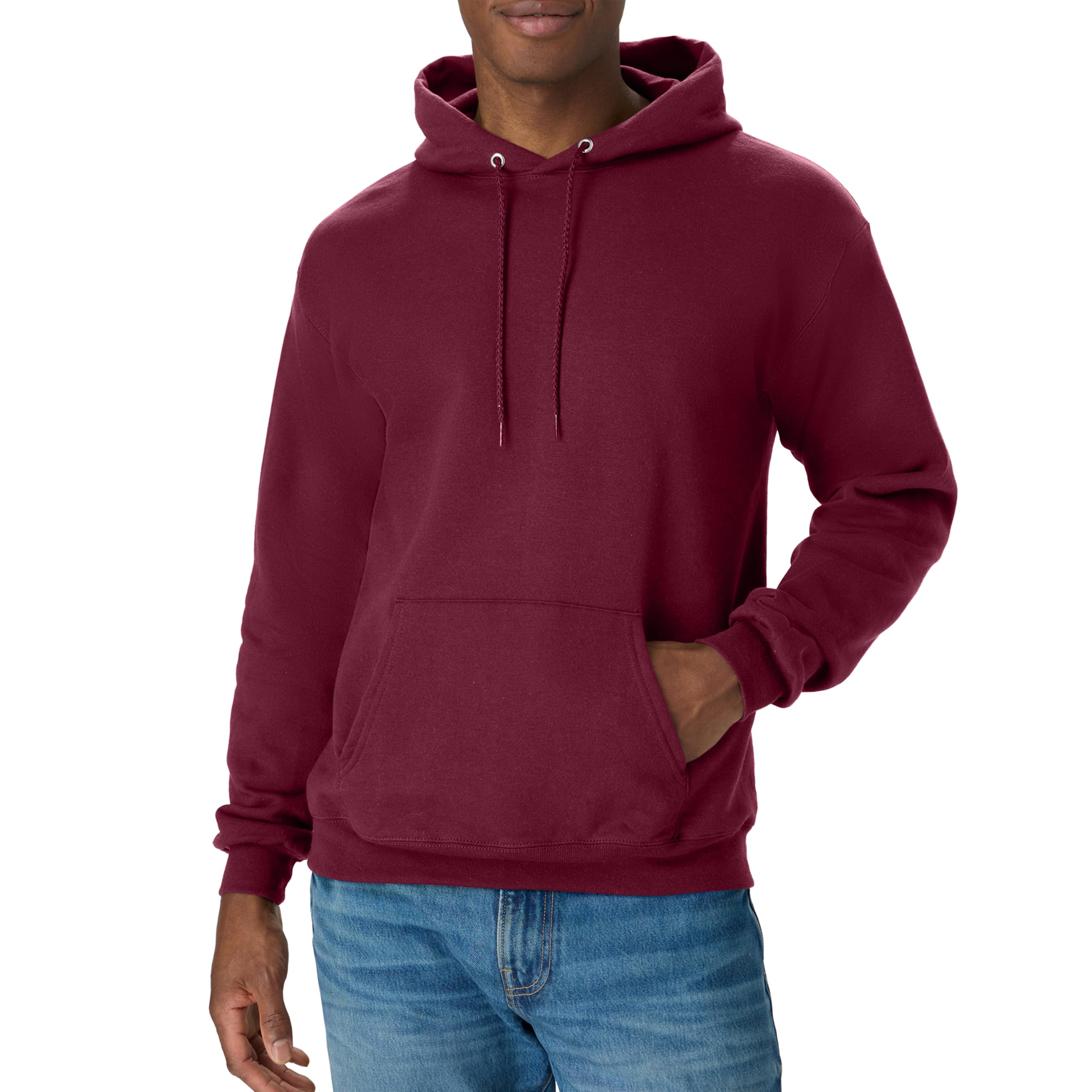 Hanes Hoodie, EcoSmart Fleece Sweatshirt, Hooded Sweatshirt for Men, Big & Tall 