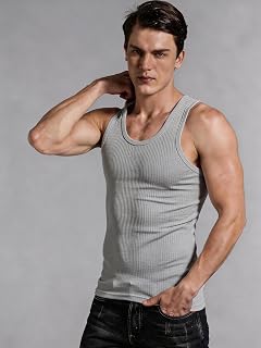 Men's Sleeveless Tank Tops Summer Beach Tank Tops