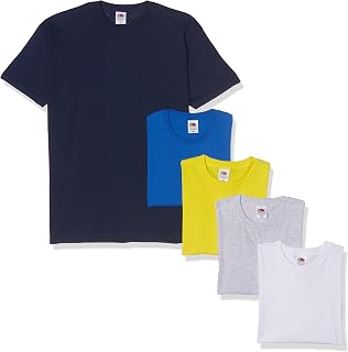 Fruit of the Loom Men's T-Shirt Double Pack + Free MyShirt Gym Bag