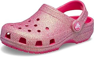 Crocs Classic Iridescent Glitter Clog, Kids