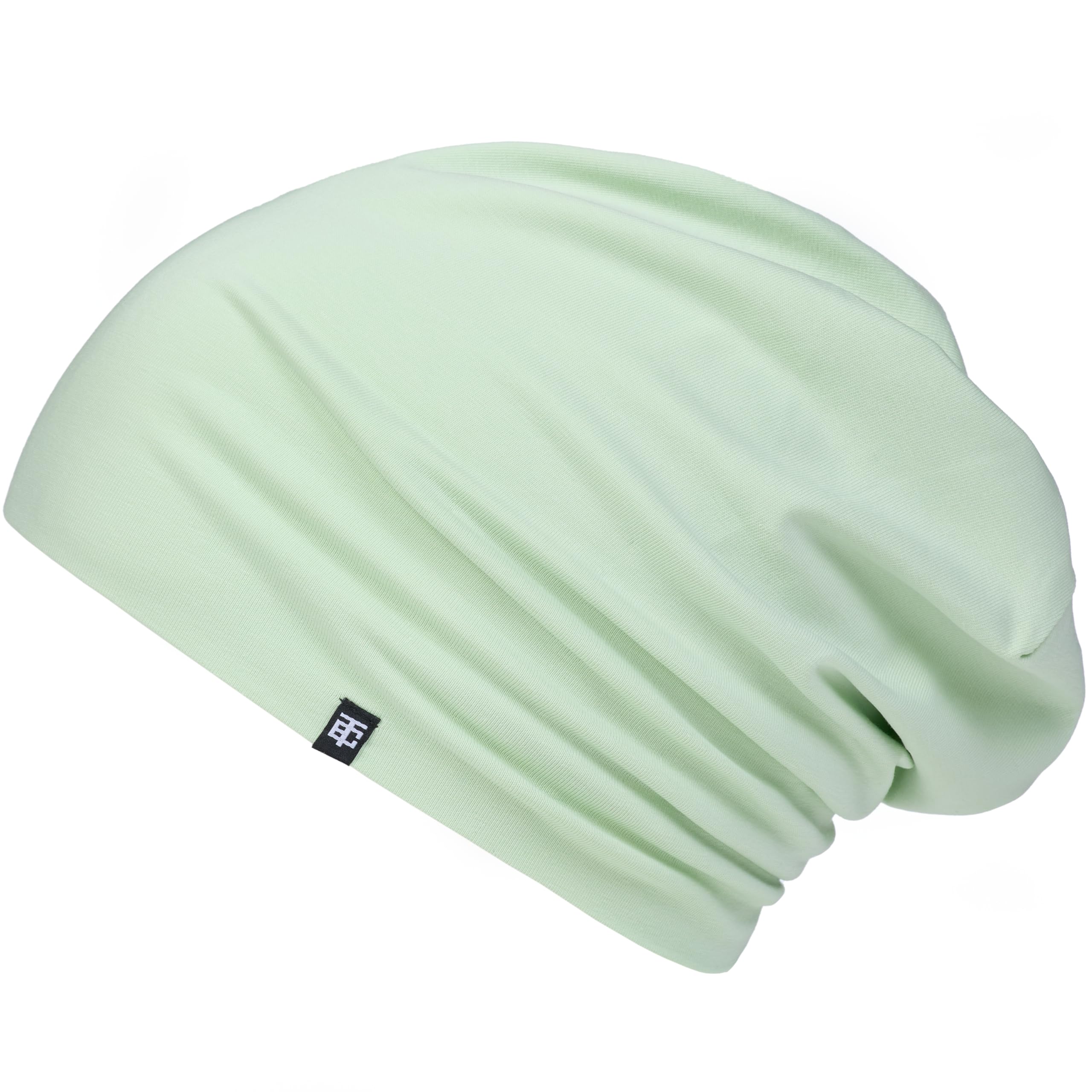 Enter the Complex® Men's and Women's Lightweight Jersey Slouch Beanie in Cotton,