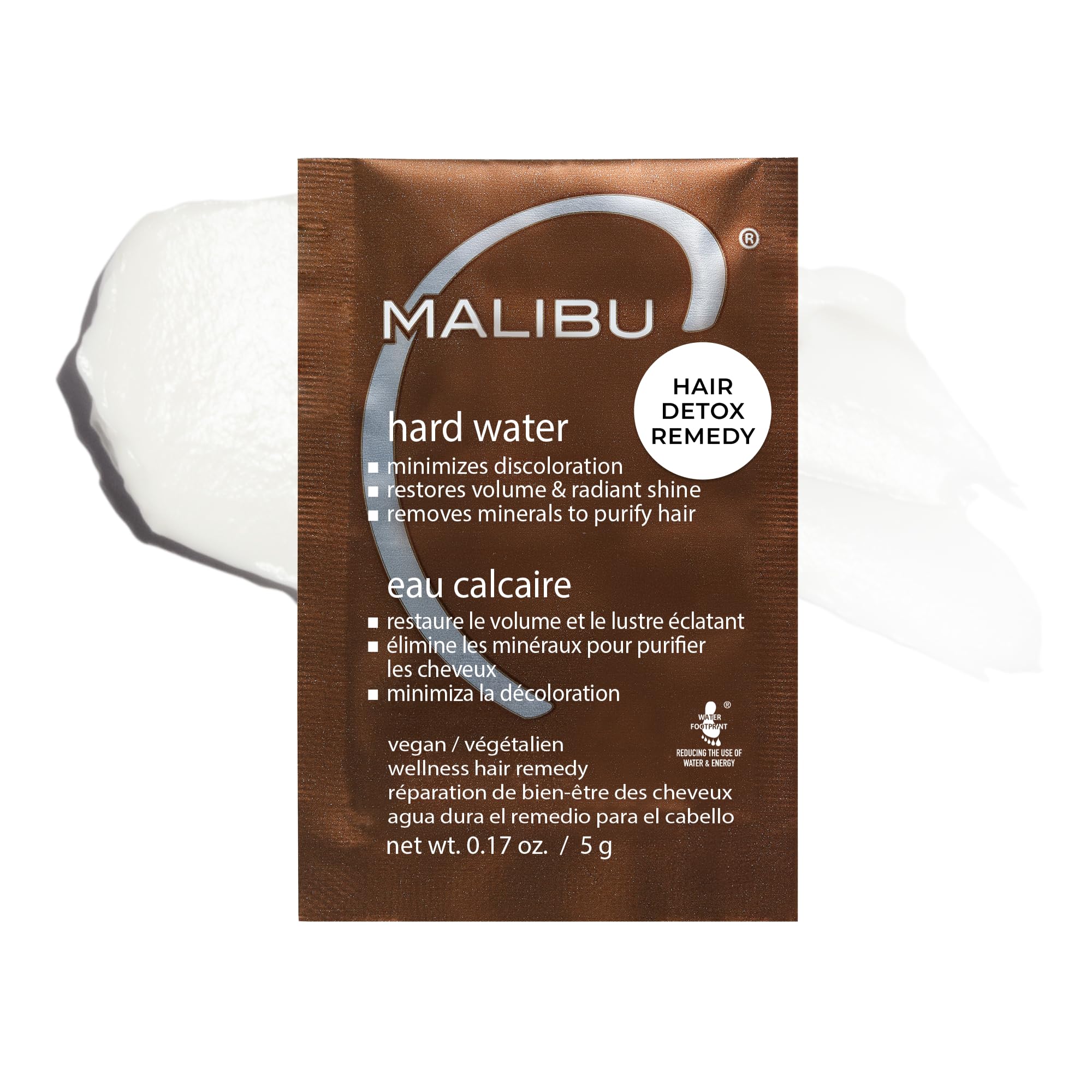 Malibu C Hard Water Wellness Hair Remedy - Removes Hard Water Deposits &amp; Imp