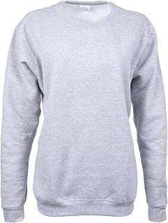Gildan Fleece Crew Neck Sweatshirt, Style G18000fl Women's Sweatshirt (Pack of 1)