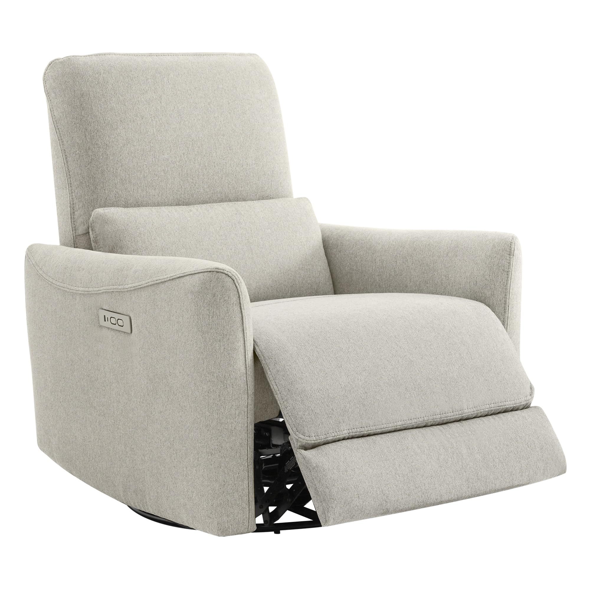 CHITA Power Swivel Glider Recliner Chair, Nursery Glider, Medium, Dove Grey