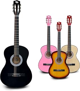 CB SKY 38" / 96cm Black Classical Guitar for Adults/Teenagers/Beginners/Students/musical instrument/Gift (Black)