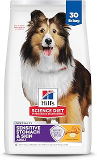 Hill's Science Diet Sensitive Stomach & Skin Dry Dog Food | #1 Veterinarian Recommended, Adult Formula, Chicken Recipe, 30 lb. Bag