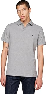 Tommy Hilfiger Men's Short Sleeve Polo Shirts in Classic Fit with Stretch and Organic Pique Cotton Short Sleeve Polo Shirts in Classic Fit with Stretch and Organic Pique Cotton (Pack of 1)