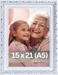 Victor photo frame "Rubens" white silver 15x21cm (A5)