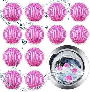 12 Pcs Pet Hair Remover for Washer Dryer Ball Reusable Washing Machine Hair Catcher Pet Dog Cat Catcher Lint Remover