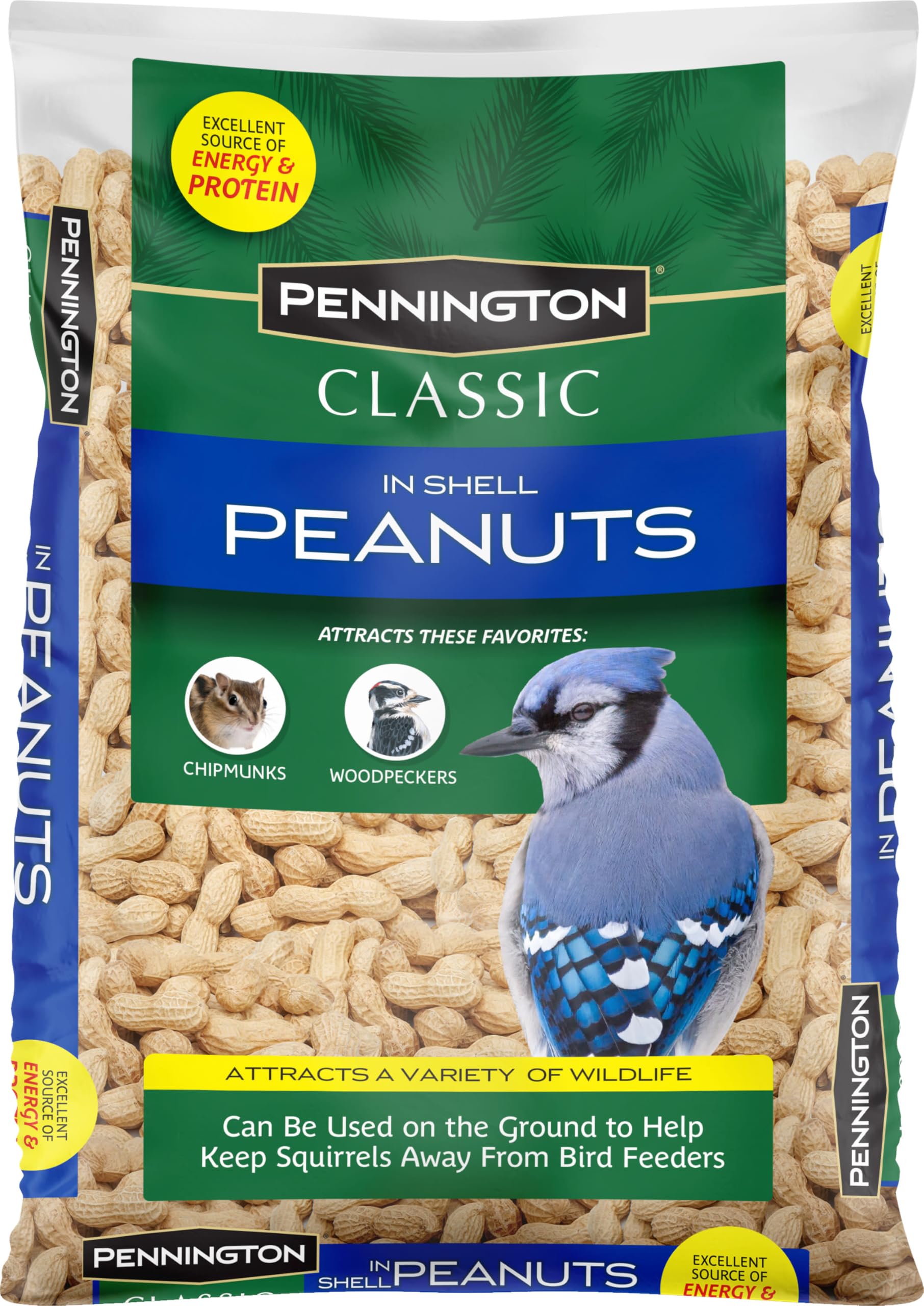 Pennington Classic in Shell Peanuts 5 pounds | Peanuts in Shell For Squirrels, P