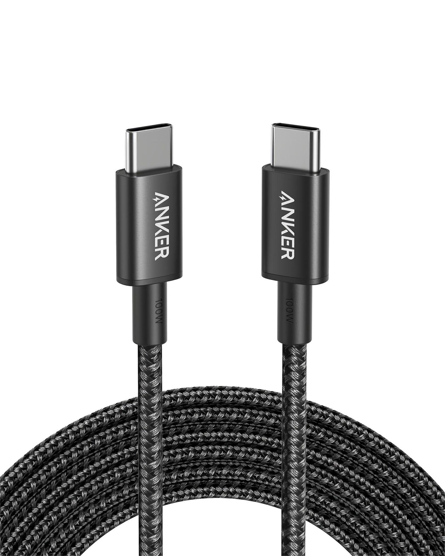 Anker 100W USB C Kabel PD 3.0 Schnellladen [3m], Schwarz | Charging cable USB C 
