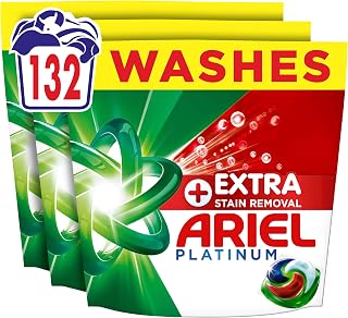 Ariel Platinum Washing PODS® Extra Stain Removal (44ctx3) 132ct | 3 x 44 Washes