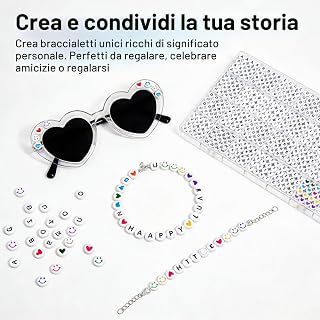 1400 Pcs Letter Beads Kit in 28 Styles for Friendship Bracelet Making, Jewellery Craft with Case, Gift Design and DIY Accessories Projects